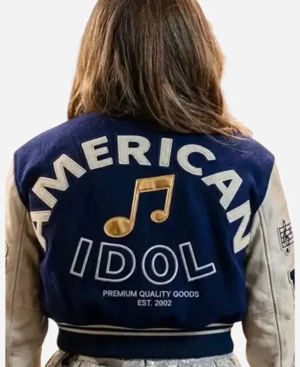 American Idol S24 Carrie Underwood 2026 Cropped Varsity Jacket
