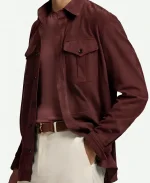 American Idol S24 Luke Bryan Red Overshirt