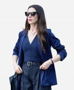 Andy Sachs The Devil Wears Prada 2 Anne Hathaway Blue Striped Blazer