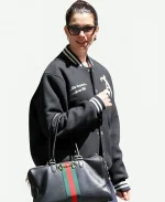 Anne Hathaway NYC 2026 Arsenal Jacket