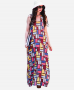 Anne Hathaway The Devil Wears Prada 2 Multicolor Long Dress