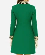 Anne Hathaway The Devil Wears Prada 2 Press Tour 2026 Green Coat