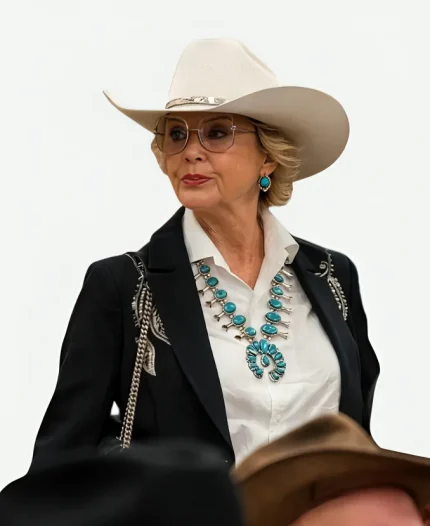 Annette Bening Dutton Ranch 2026 Floral Blazer