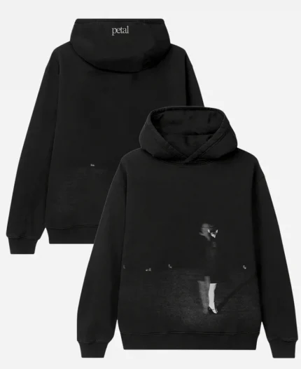 Ariana Grande Petal Bunnies Black Hoodie