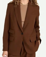 Ava Daniels Hacks Brown Blazer