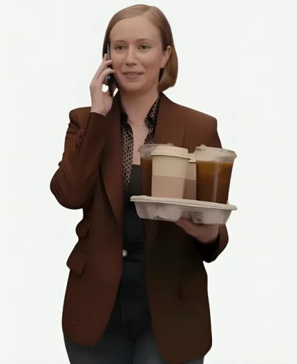 Ava Daniels Hacks S03 Brown Blazer