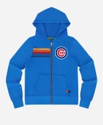 Aviator Nation x MLB 2026 Chicago Cubs Blue Tri-Blend Hoodie