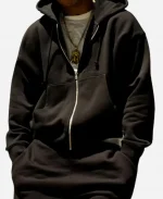 Awake NY Fergie Baby Plain Jane Black Zip Hoodie