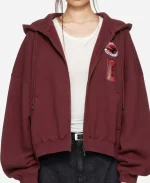 BRUCE LEE x LUU DAN Hoodie - Burgundy