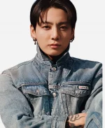 BTS Jung Kook x Calvin Klein 90s CKJK 2026 Denim Trucker Jacket
