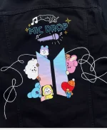 BTS Mic Drop BT21 Denim Jacket
