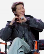 BTS x Spotify Event Normal 2026 RM Black Bomber Jacket