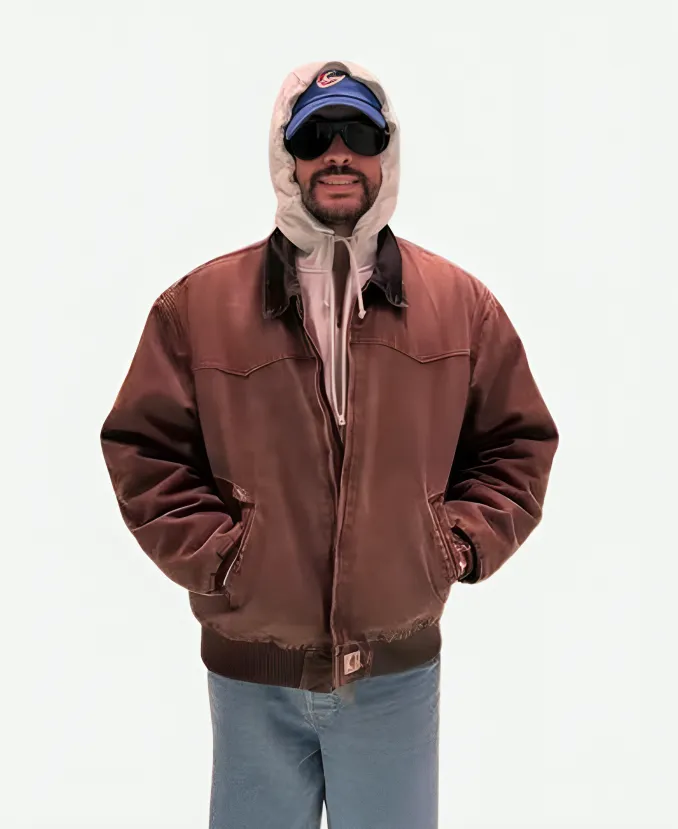 Bad Bunny Benito Antonio x Zara Brown Jacket Benito Antonio x Zara 2026 Bad Bunny Brown Jacket