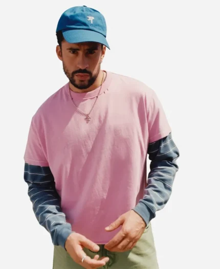 Bad Bunny x Zara Benito Antonio 2026 Pink T-Shirt