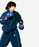 Barry Keoghan x Nahmias Spring Summer Campaign 2026 Blue Tracksuit