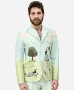 Ben Platt 2026 Met Gala Suit - Mint Light Green