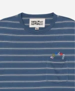 Benito Antonio Blue Striped T-Shirt