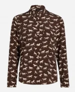 Beth Behrs The Neighborhood S08 Horse Printed Shirt