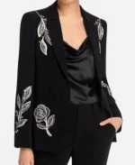 Beulah Jackson Dutton Ranch 2026 Black Floral Embellished Blazer