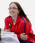 Billie Eilish 2026 Capital FM Prada Red Blouson Jacket