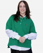 Billie Eilish Hit Me Hard And Soft The Tour LA Premiere 2026 Green Polo Shirt