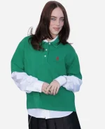 Billie Eilish LA Premiere 2026 Green Polo Shirt