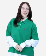 Billie Eilish LA Premiere 2026 Polo Shirt - Green