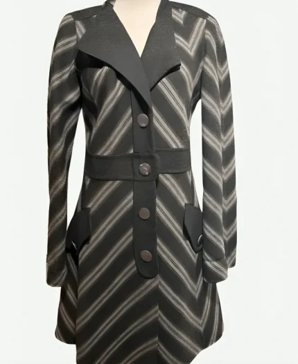 Blake Lively Tv Series Gossip Girl S05 Serena van der Woodsen Belted Mohair Coat