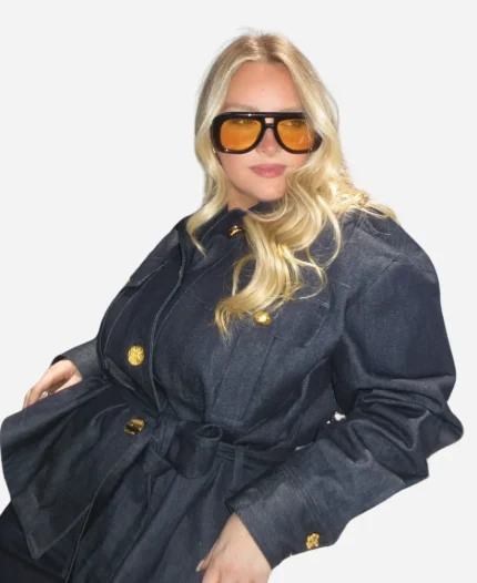 Camille Kostek Empire State Building Coat