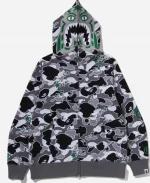 Camo Tiger Zip Up Hoodie