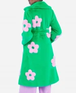 Carrie Preston Elsbeth S03 Green Flower Coat - Jacket Era