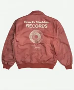 Caterina Forza Motorvalley S01 Maroon Bomber Jacket