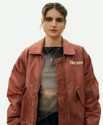 Caterina Forza Motorvalley S01 Maroon Jacket