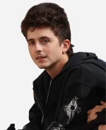 2026 NBA Cleveland Cavaliers vs New York Knicks Timothee Chalamet Zip Up Hoodie