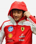 Charles Leclerc F1 Miami Grand Prix 2026 Red & White Jacket