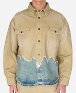 Chris Tungseth American Idol Season 24 Layered Distressed Shirt Jacket