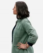 Chyler Leigh The Way Home S02 Green Denim Jacket