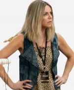 DJ Vance Hacks Black Studded Leather Vest