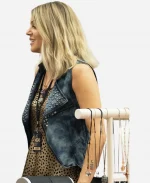 DJ Vance Hacks Studded Leather Vest
