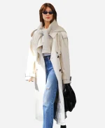 Daisy Edgar-Jones NYC 2026 Clam Beige Trench Coat For Sale