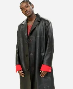 Damson Idris 2026 Met Gala Leather Coat In Black