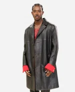 Damson Idris 2026 Met Gala Oversized Leather Coat