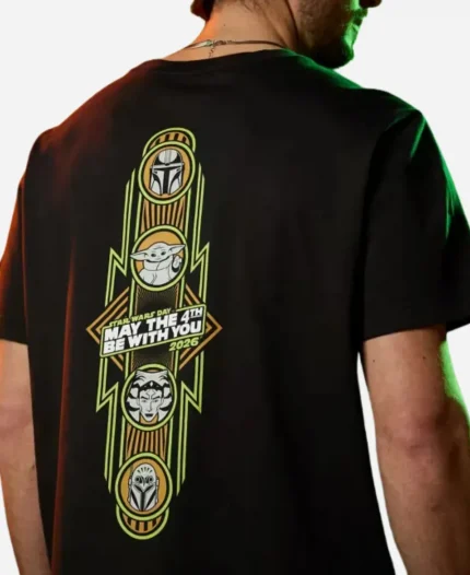 Disney Star Wars Day 2026 May the 4th Be With You Black T-Shirt