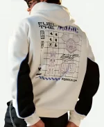 Disney x Formula 1 Velocity Mickey Mouse Off-White Pullover Hoodie For Sale