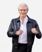  Dolph Lundgren Masters Of The Universe Premiere LA 2026 Black Leather Bomber Jacket