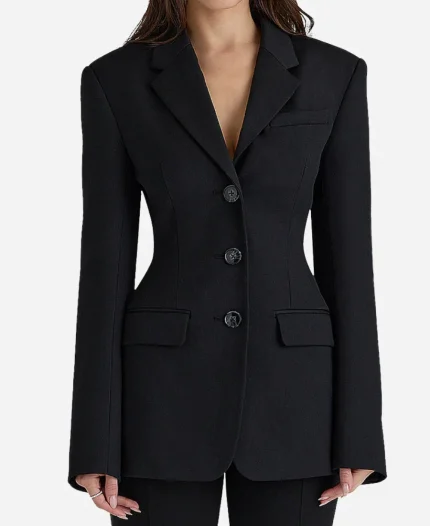 Dr. Deborah Hunter-Price School Spirits S03 Jennifer Tilly Black Blazer