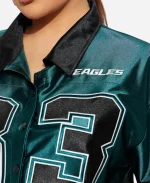 Eagles Cropped Shirt In Green