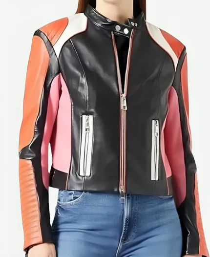 Elena Dionisi Tv Series Motorvalley S01 Giulia Michelini Leather Jacket