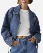 Ella Bright Off Campus Hannah Wells Blue Denim Jacket