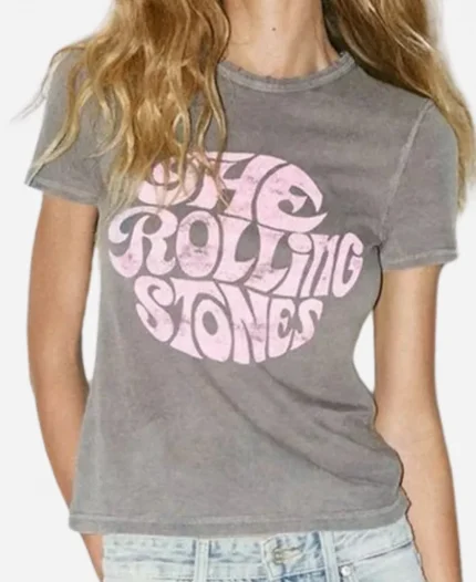 Ella Bright Tv Series Off Campus S01 Hannah Wells The Rolling Stones Graphic T-Shirt